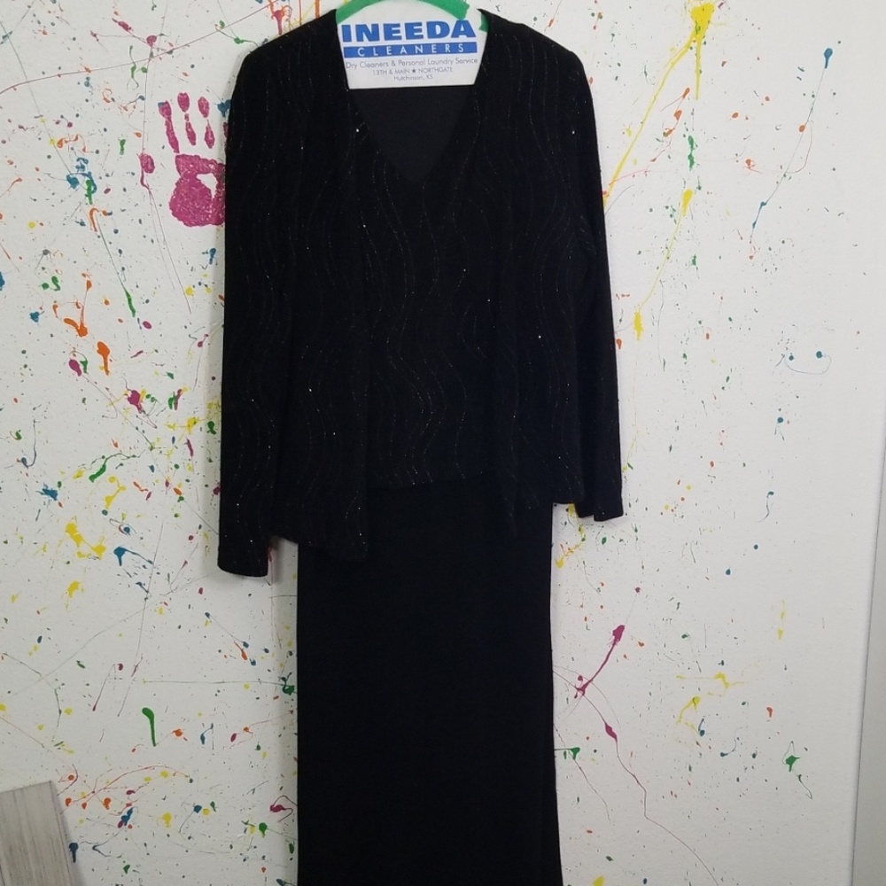 Nice long women's two-piece dress